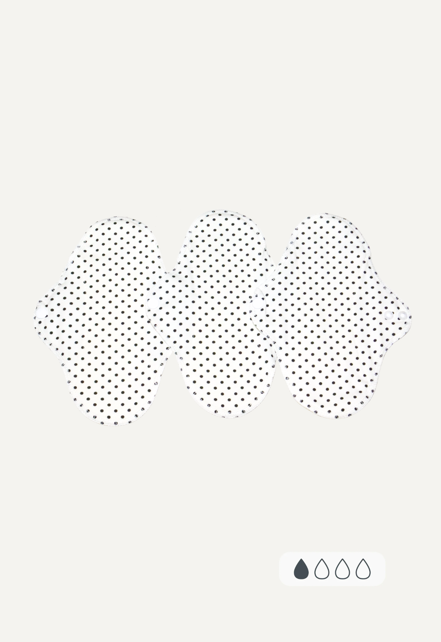 Trosskydd - Active - Black Dots - 3 pack
